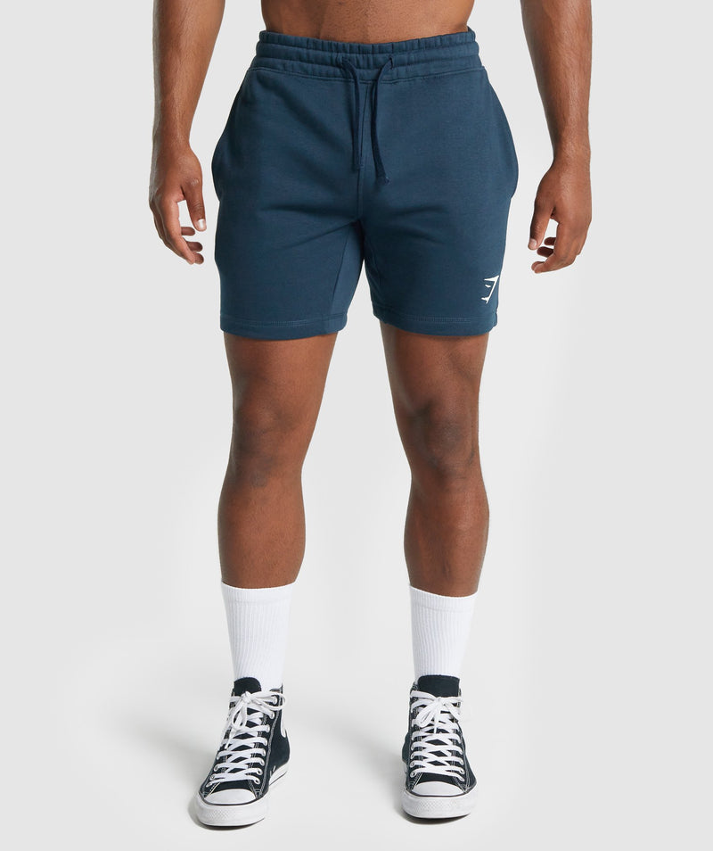 Gymshark Crest Shorts - Navy 
